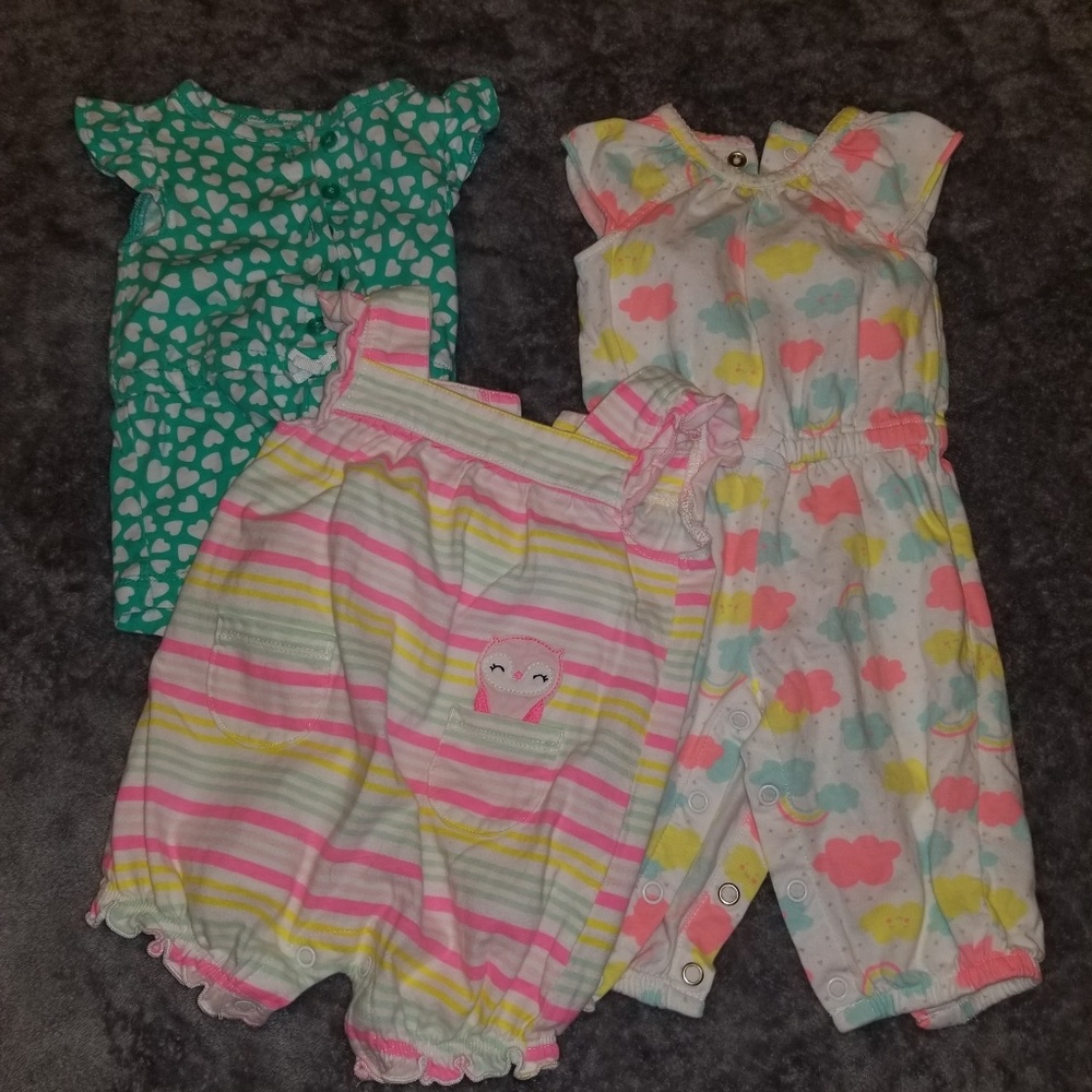 Baby Girl Romper Bundle